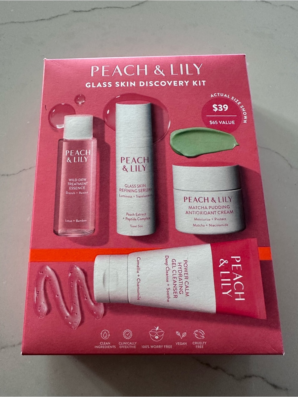 Peach & Lily Korean Beauty Glass Skin Discovery Kit - NIB Sealed Retail $65 - Picture 5 of 15